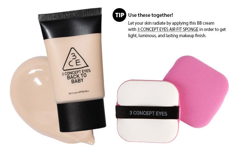 Back To Baby 3CE BB Cream SPF35 PA++