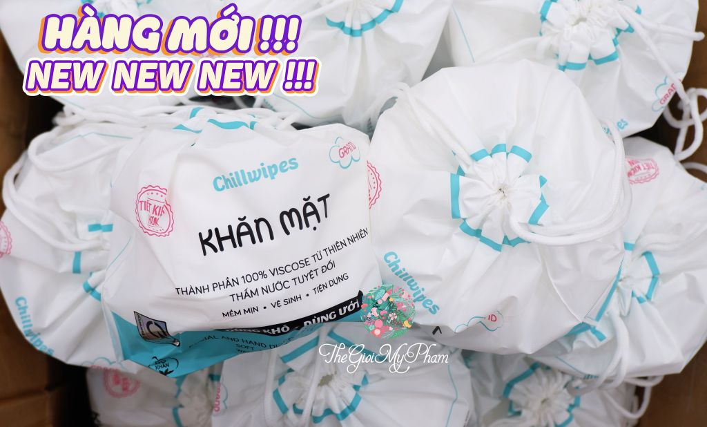 Khăn Mặt Khô Chillwipes - Gói Cuộn 80 Khăn