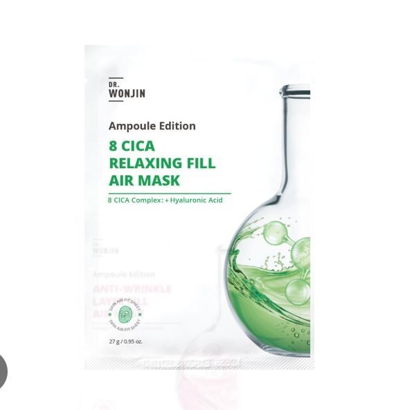 Mặt Nạ Wonjin Ampoule #Cica (Xanh)
