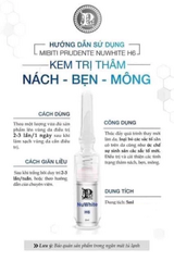 Nuwhite - Kem trị thâm Nách/Bẹn/Mông H6 5ml USA (Ko tđ)