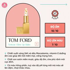 Tom Ford - Son Dưỡng 24K Gold #Z09 Soleil – Màu Hồng Baby (Ko Tđ)