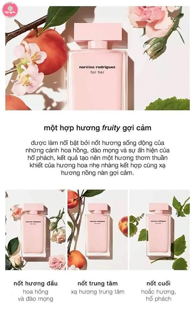NARCISO - Set 3 Chai Mini Đen/ Hồng nhạt/ Trắng 7.5ml (Ko Tđ)