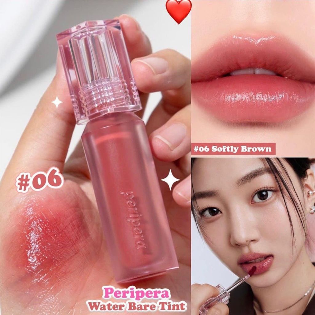 Son Tint Peripera Water Bare Tint 3.7g #06 Softly Brown