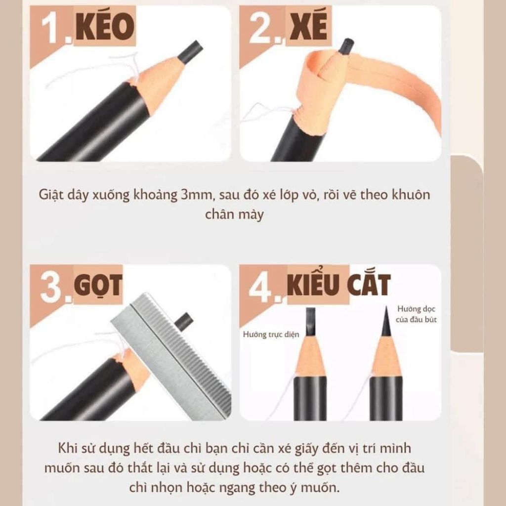 Chì Xé Wodwod #03 Grayish Brown