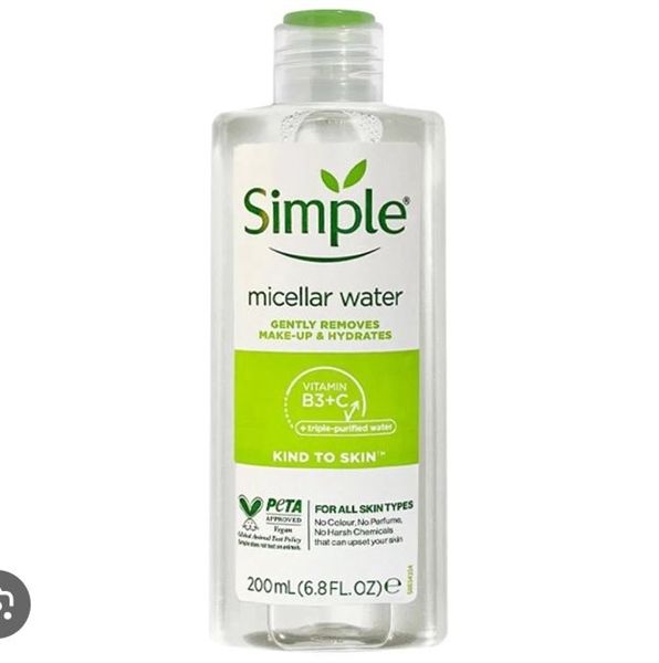 Tẩy Trang Simple Kind To Skin 200ml SALE 140K>95K