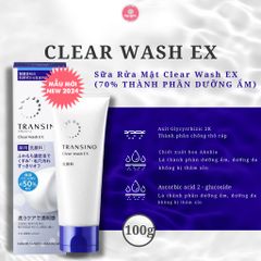 Sữa Rửa Mặt Transino Clear Wash EX 100g