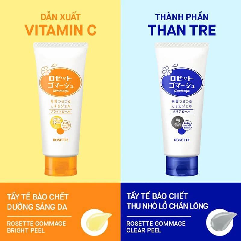 Tẩy Tế Bào Chết Rosette Gommage Peeling Gel 120gr #Cam