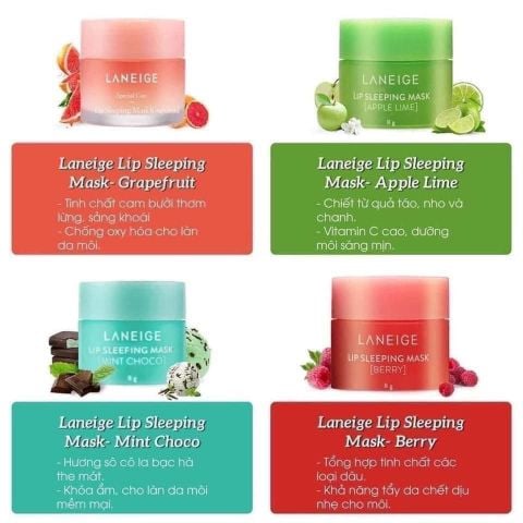 Mặt Nạ Ngủ Môi Laneige 8g (Berry)