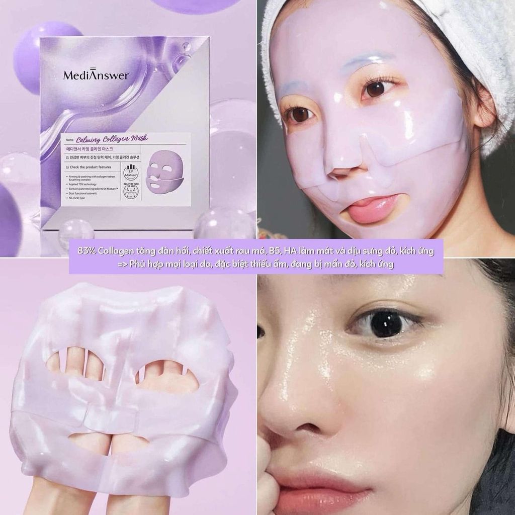 Mặt Nạ Thạch Medi Ansewr #Calming (Tím)