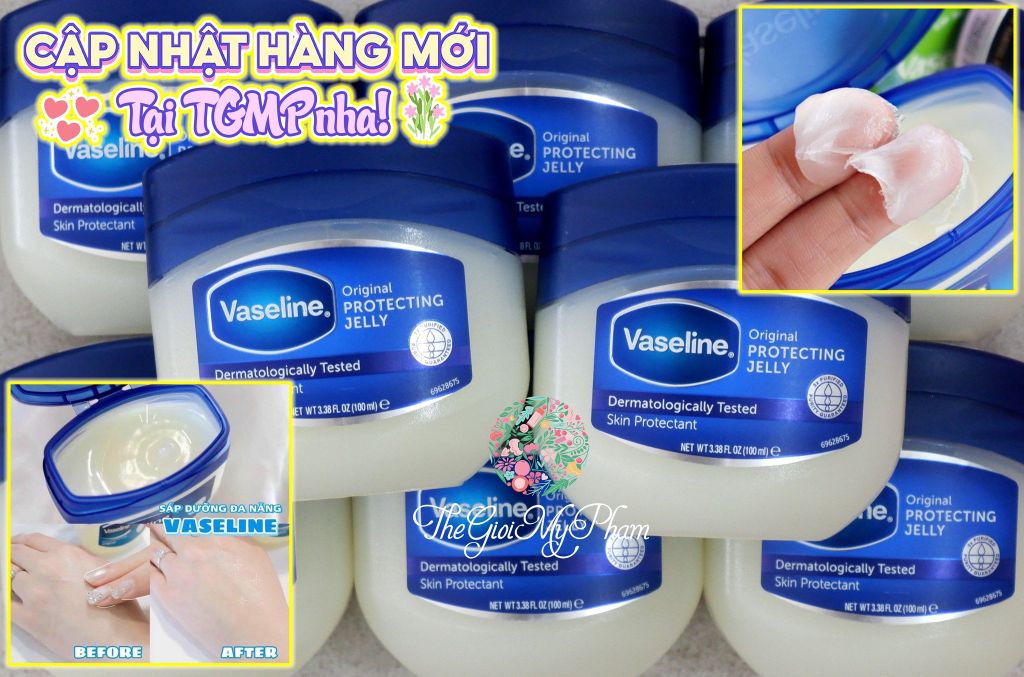 Sáp Dưỡng Ẩm Vaseline Pure Petroleum Jelly 100ml