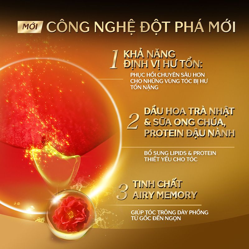 Tsubaki - Gội Phục Hồi Ngăn Rụng 490ml (Chai vàng)