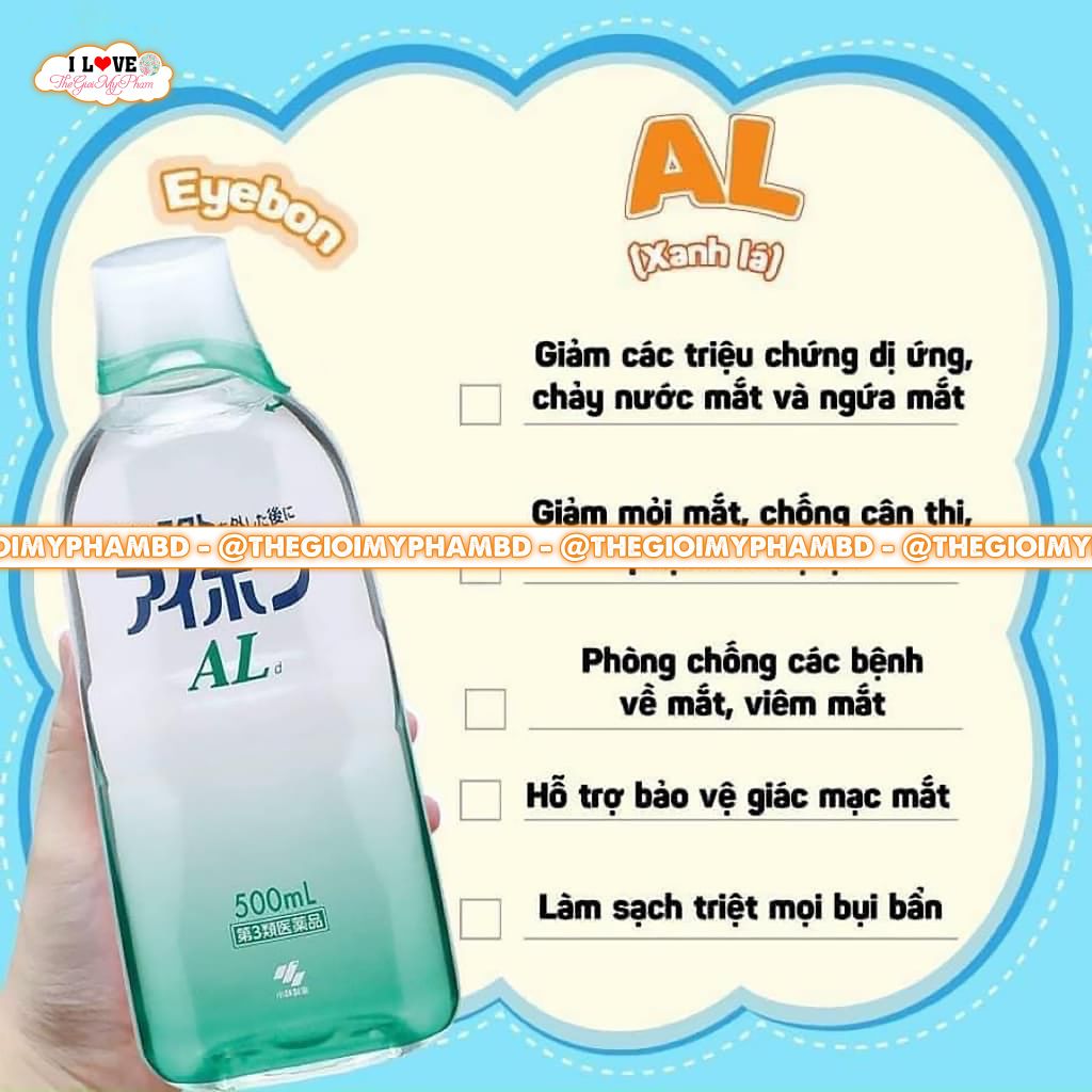 Nước Rửa Mắt Kobayashi 500ml #Xanh Dương SALE 295K>235K