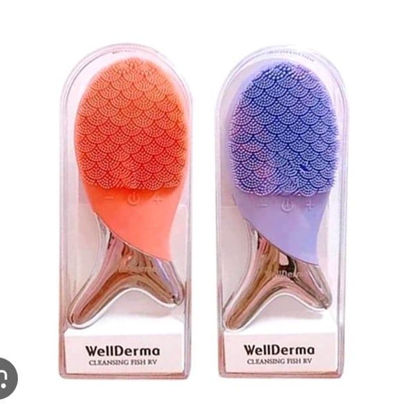 Máy Rửa Mặt WellDerma Cleansing Fish (Hồng)