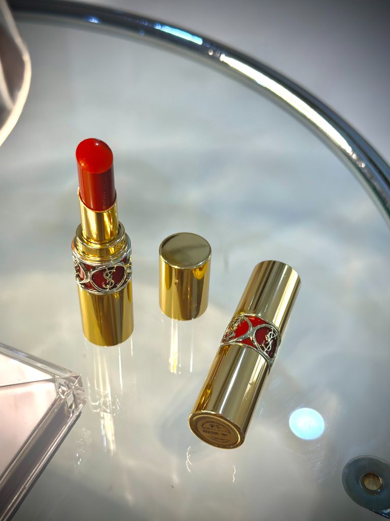 YSL - Son Rouge Volupte Shine #155 Burgundy Bodysuit (Ko Tđ)