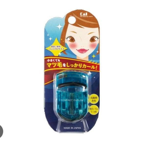 Bấm Mi Nhựa KAI Eyelash Curler #Xanh