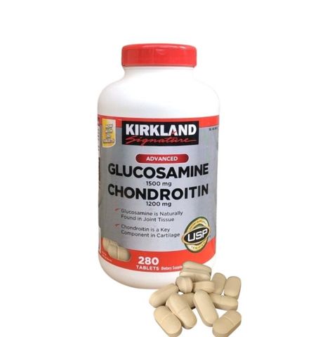 Viên uống Glucosamine 1500mg & Chondroitin 1200mg 280 viên (Ko tđ)