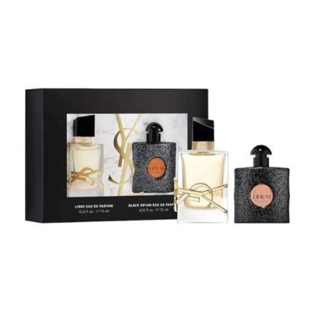 Set Nước Hoa YSL 2 Chai : Libre EDP 7.5ml + Black Opium EDP 7.5ml (Ko Tđ)
