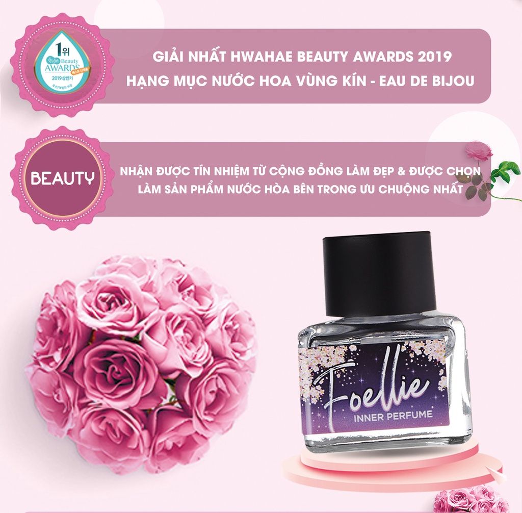 Nước hoa vùng kín Foellie Eau De Innerb Perfume 5ml #Cherry