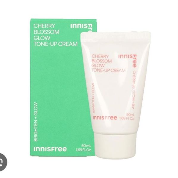 Kem Dưỡng Sáng Da Innisfree Cherry Blossom Glow Tone-Up Cream + B3 50ml