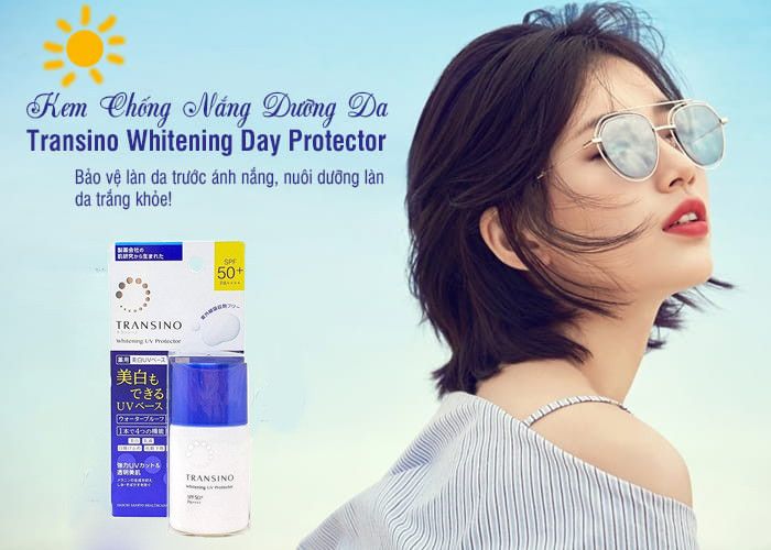 Transino - Kem Chống Nắng UV Protector SPF50+ PA++++ 30ml (Ko Tđ)