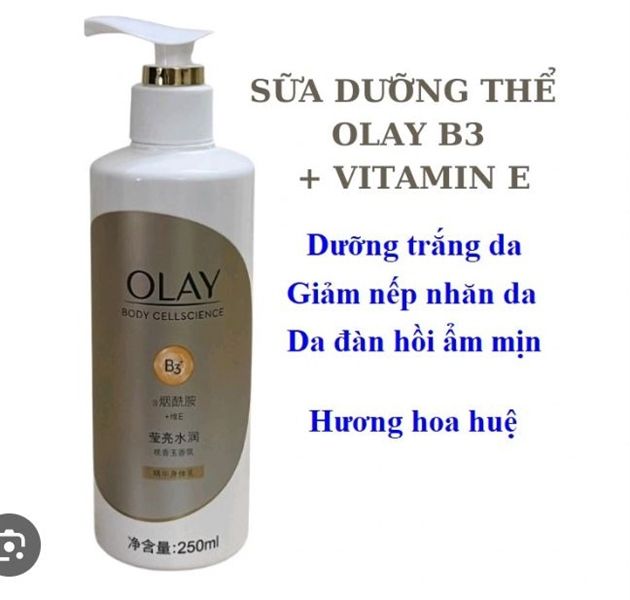 Dưỡng Thể Olay Body Cellscience B3+ Vitamin E 250ml