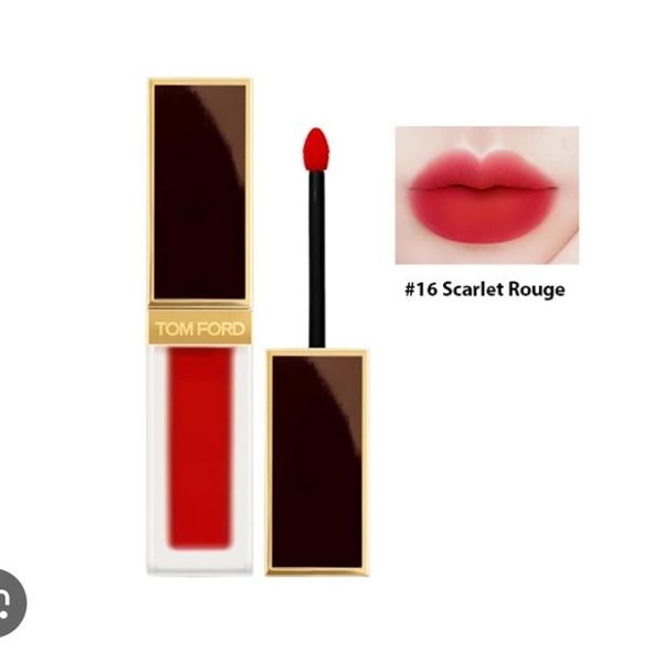 Son Kem Tom Ford Liquid Lip Luxe Matte 6ml #16 Scarlet Rouge (Ko Tđ)