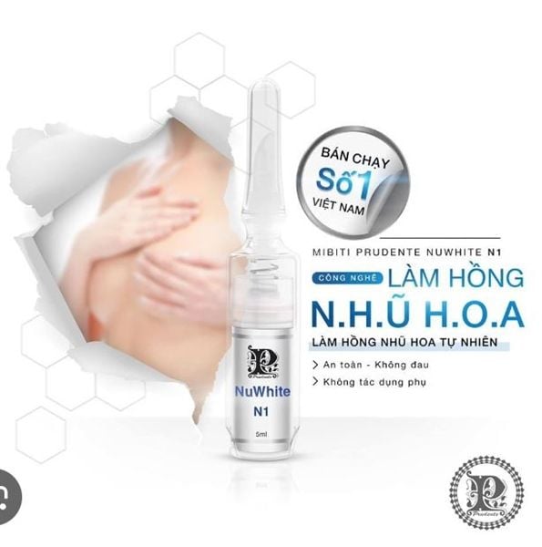 Kem Hồng Nhũ Hoa Mibiti Prudente Nuwhite N1 5ml (ko tđ)