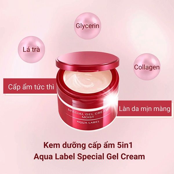 Kem Dưỡng Aqualabel Special Gel Cream 90g (Đỏ)