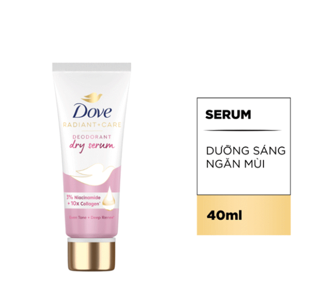 Serum Khử Mùi DOVE Mờ Thâm - Sáng Da 40ml + 10X Collagen