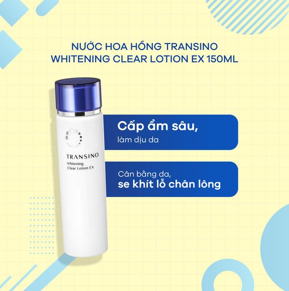 Transino - Whitening Clear Lotion EX 150ml (Ko tđ)