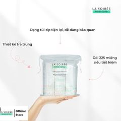 Bông Tẩy Trang La Soirée Premium Cotton 225 Miếng