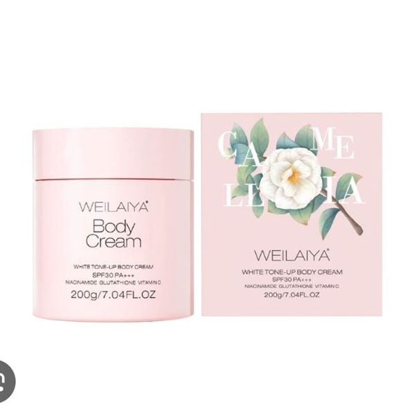Kem Dưỡng Trắng Da Nâng Tông Weilaiya White Tone-Up Body Cream 200g