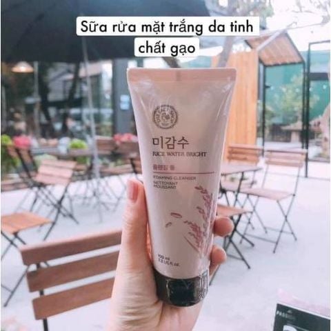 Sữa Rửa Mặt TheFaceShop Gạo Làm Sáng Da 150ml#Không Hạt