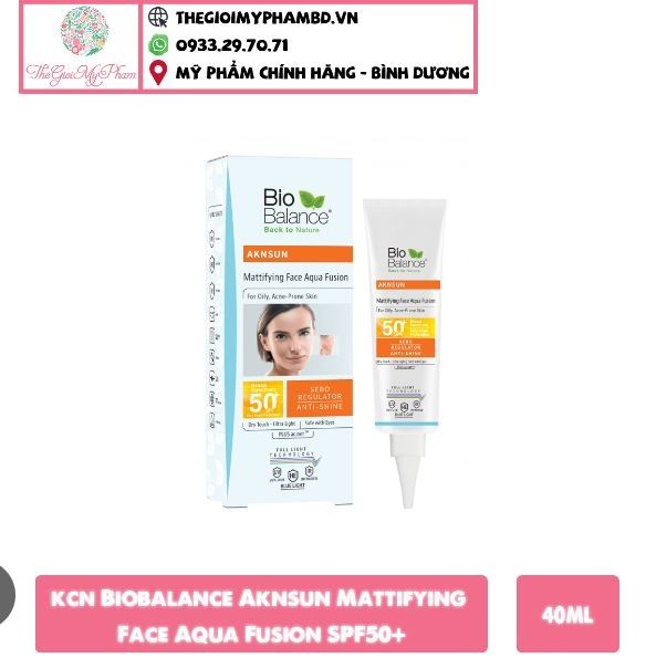 KCN Da Dầu Mụn Bio Balance 40ml