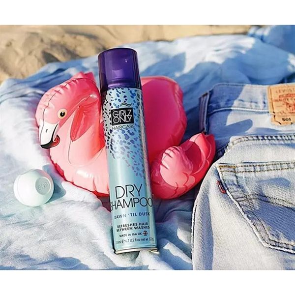 Dầu Gội Khô Girlz Only Dawn De-Frizz 200ml #Tím-Hết Bết Rối