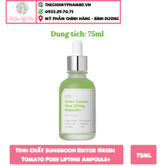 Tinh Chất Cà Chua Xanh Sungboon Editor Green Tomato Pore Lifting Ampoule+ 75ml