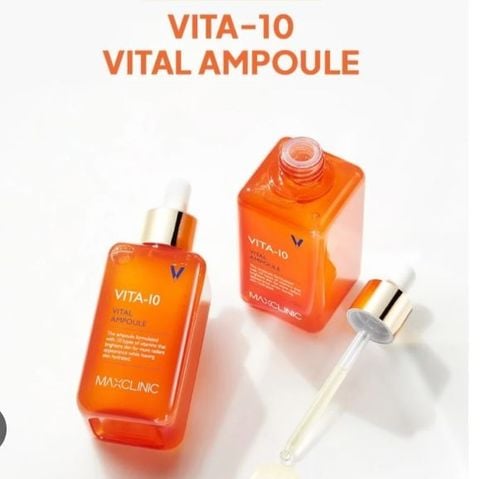 Tinh Chất Dưỡng Sáng, Mờ Thâm Maxclinic VITA 10 Vital Ampoule 100ml