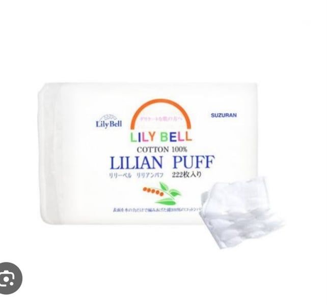 Bông Tẩy Trang Lily Bell 222 miếng
