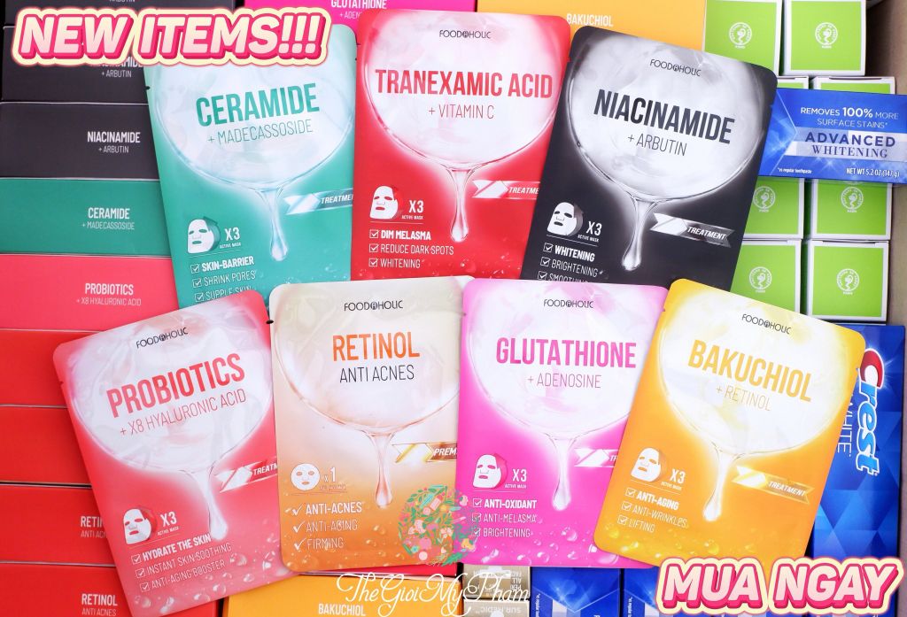 Mặt Nạ Fodaholic Treatment Mẫu Mới #Bakuchiol + Retinol