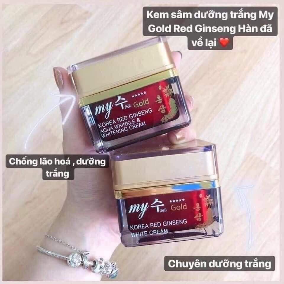 Kem sâm My Gold Wrinkle&Whitening 50ml (vuông)