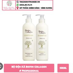 Bộ Gội+Xã Biotin & Collagen 500ml/chai #Professional