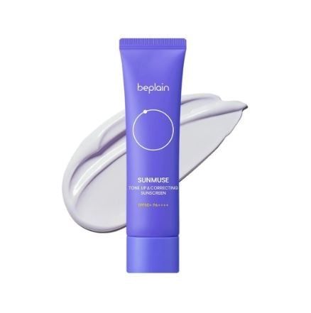 Kem Chống Nắng Beplain Sunmuse Tone Up & Corecting Sunscreen 50ml #Tím