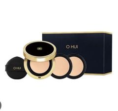 Set Phấn Nước OHUI Ultimate Cover Mesh Cushion SPF50+ PA+++ 13g*2 #01 Milk Beige (Ko Tđ)