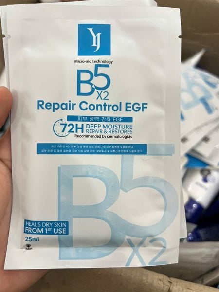 Mặt Nạ Yuejin B5x2 Repair Control EGF Mask Phục Hồi Cấp Ẩm Cho Da
