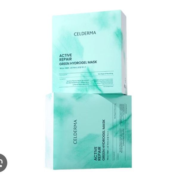 Mặt Nạ Thạch Tảo Xoắn Celderma Active Repair Green Hydrogel Mask