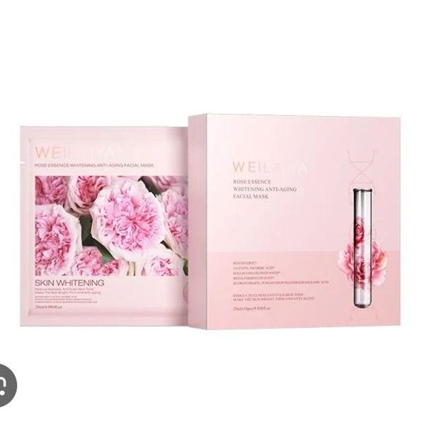 Mặt Nạ Trắng Da Weilaiya Skin Whitening Từ Hồng Vạn Cánh