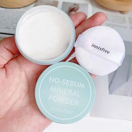 Phấn Phủ Bột Kiềm Dầu Innisfree No Sebum Mineral Powder 5g