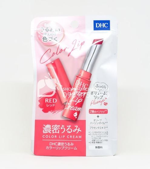 Son Dưỡng Có Màu DHC #Red (Bao Bì Nilon)