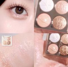 Bảng Phấn Mắt 4 Ô Dasique Starry Night Shadow Palette #01 Moonlight