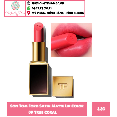 Son TOMFORD True Coral vỏ đen